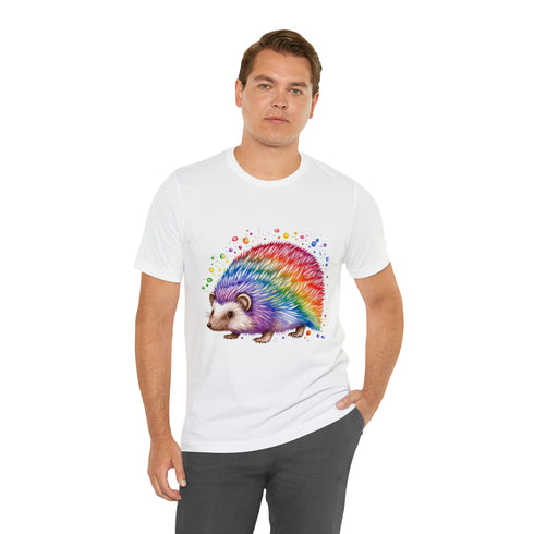 Rainbow Hedgehog - Short Sleeve Tee